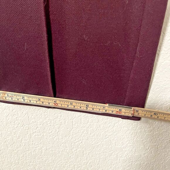 NWT Talbots Pant Wide Leg Maroon Burgundy Medium - Picture 7 of 9